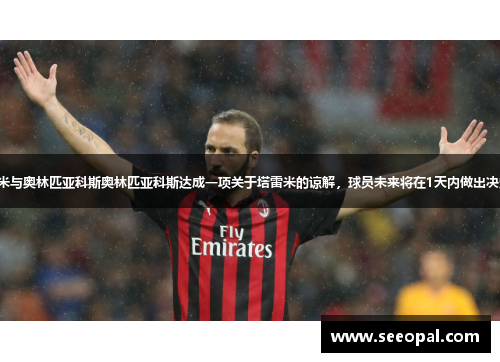 国米与奥林匹亚科斯奥林匹亚科斯达成一项关于塔雷米的谅解，球员未来将在1天内做出决定。